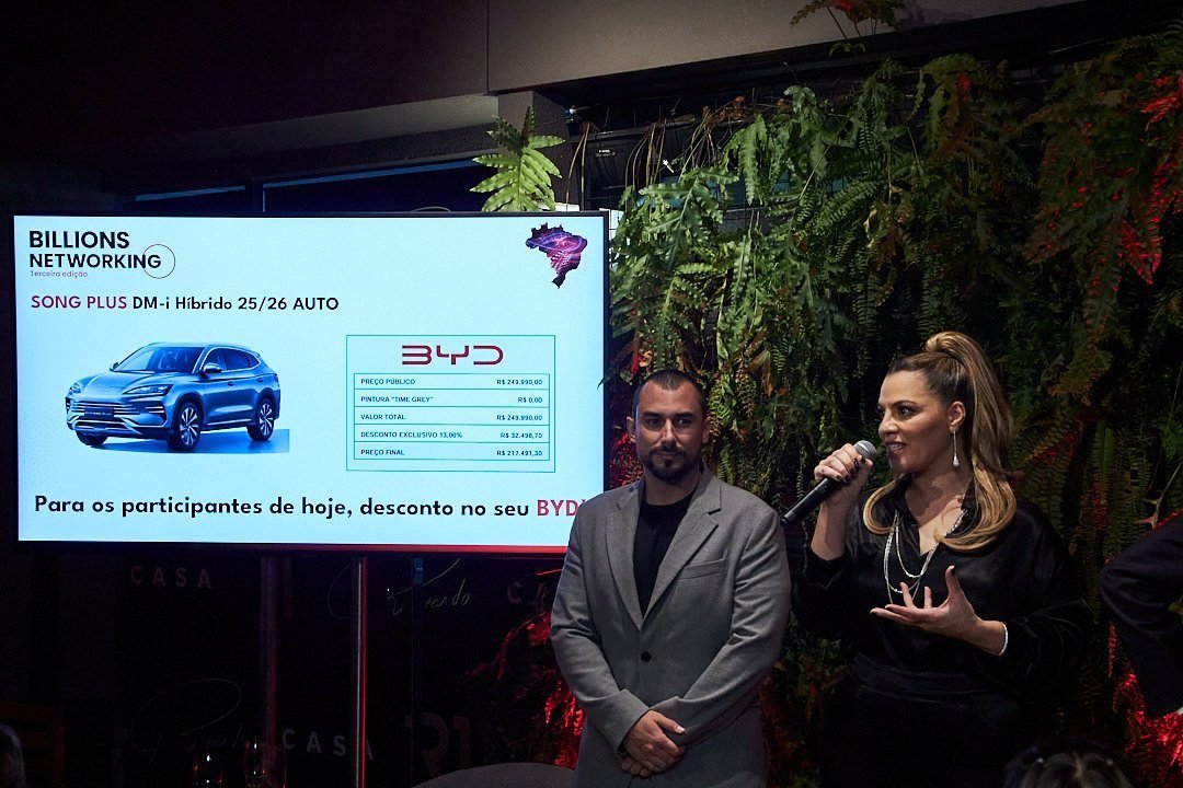 Condição exclusiva da BYD apresentada no palco de uma edição anterior